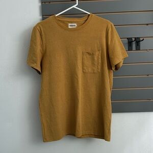 Taylor Stitch Heavy Bag Tee in Gold